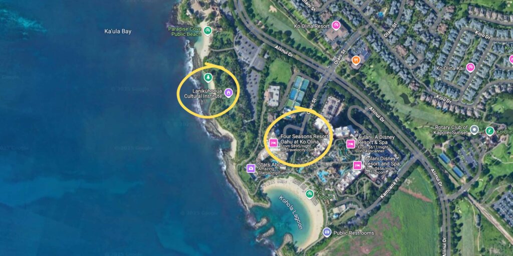 Map of the Four Seasons and Lanikuhonua